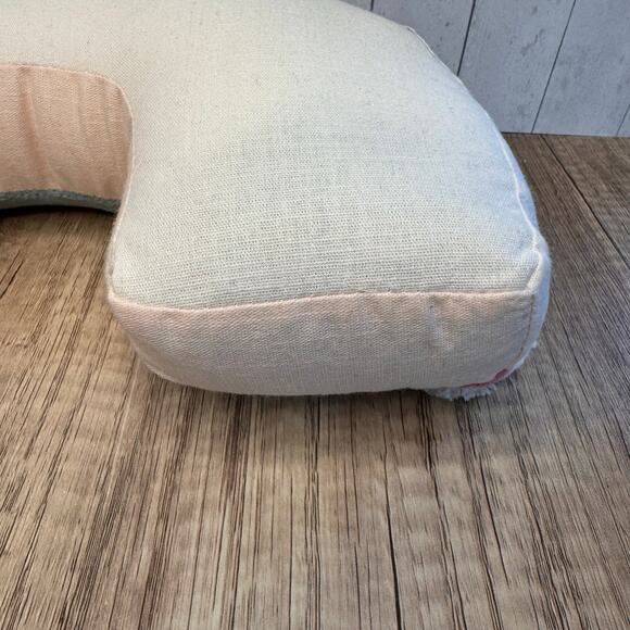 Rainbow Shelf Sitter Mon Ami Pillow Gift for Baby Pink Pom Pom NEW FAST SHIP - Picture 8 of 9